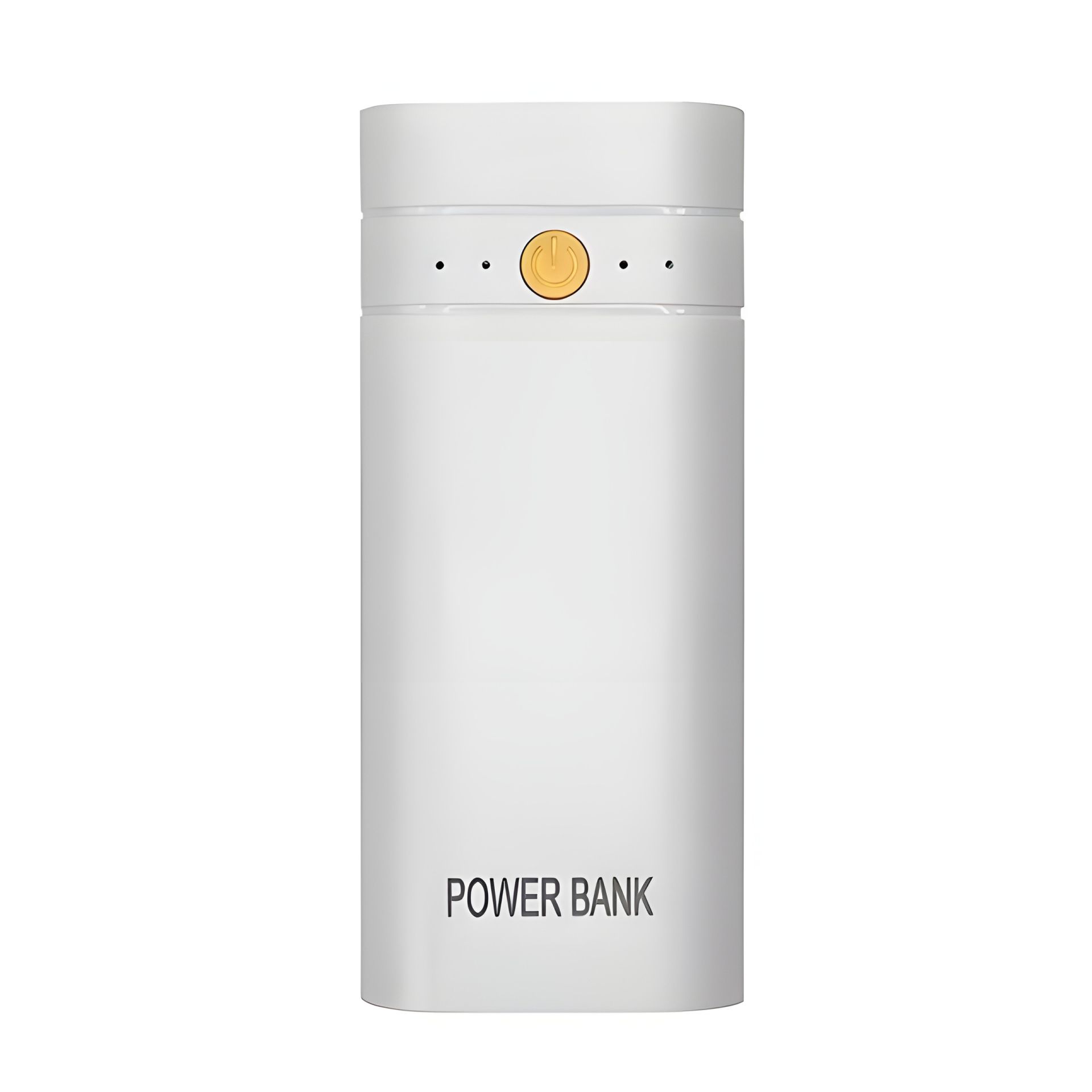 Корпус повербанка під АКБ 2x18650, 5V 2A, до 6000mAh, USB, Type-C, ліхтарик, White Корпус повербанка під АКБ 2x18650, 5V 2A, до 6000mAh, USB, Type-C, ліхтарик, White