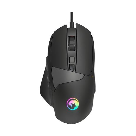 Дротова ігрова миша MARVO Wired Programmable Gaming Mouse M411, 12000DPI, 1.5m, black (Універсальна)