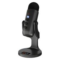 Игровой микрофон MeeTion MT-MC20 |Type-C, AUX| чёрный