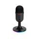 Геймерський дротовий мікрофон RGB MARVO MIC-06, AUX, USB, 1.7m, black