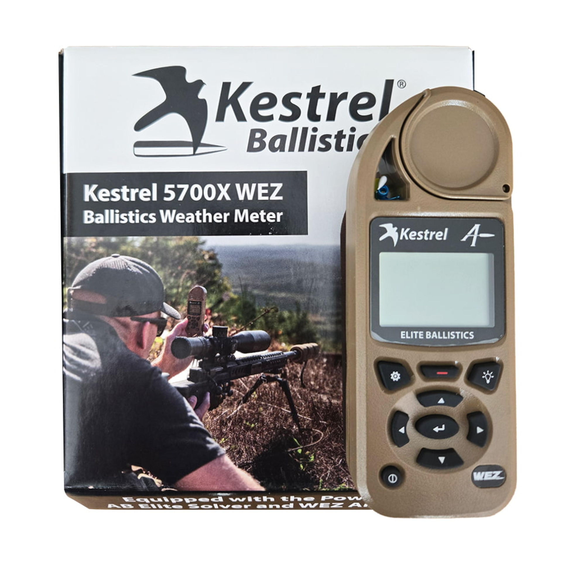 Метеостанція Kestrel 5700X WEZ Elite Applied Ballistics Bluetooth (TAN) Метеостанція Kestrel 5700X WEZ Elite Applied Ballistics Bluetooth (TAN)