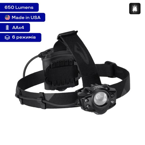 Налобний ліхтар Princeton Tec Apex 650 Lumens Black 