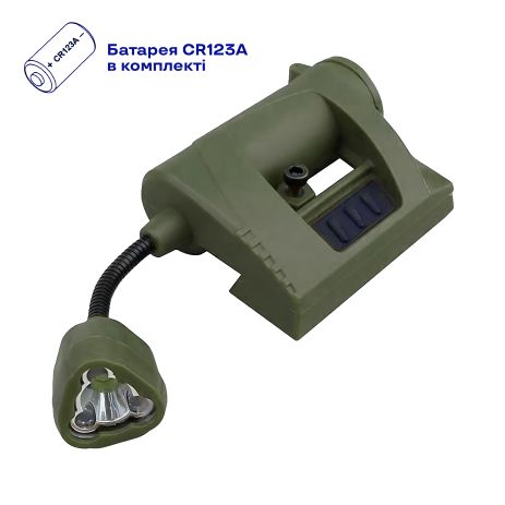 Night Evolution MPLS CHARGE Olive Ліхтар на шолом Night Evolution MPLS CHARGE Olive Ліхтар на шолом