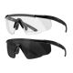 Защитные очки Wiley X Saber Advanced 307 набор 2шт - Smoke Grey/Сlear