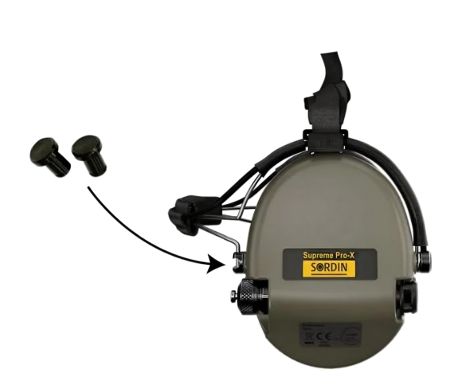 Комплект змінних втулок для навушників Sordin