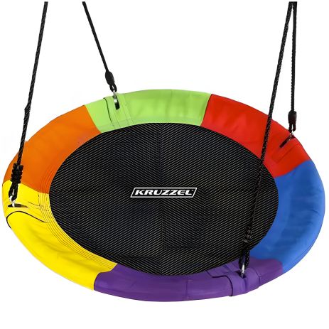 Детская садовая качеля-гнездо 100см от Kruzzel (25285) Детская садовая качеля-гнездо 100см от Kruzzel (25285)