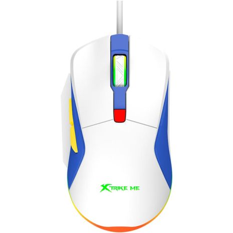 Мышь игровая XTRIKE ME GM-227 wired mouse |1200-3600 4step dpi, USB| white