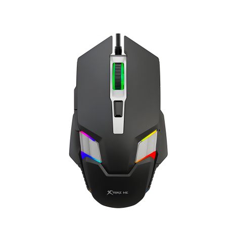 Мышь игровая XTRIKE ME GM-110 gaming mouse RGB |1200-3600 4 step DPI, USB| black