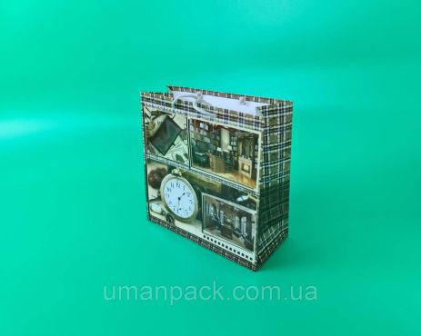 Пакет паперовий подарунковий квадратний 23*24*10 (артKV-100) (12 шт.)