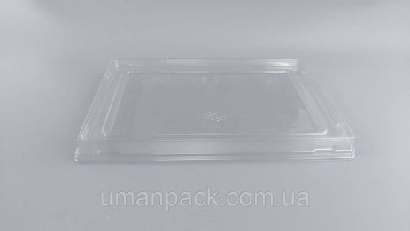 Крышка прямоугольная PET для "KRAFT" 500мл 135*85*40 (50 шт)