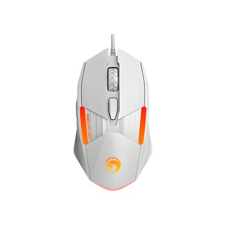 Марка дротової миші MARVO Wired Programmable Mouse M291 WH, 1000-6400DPI, USB, 1.4m, білого кольору