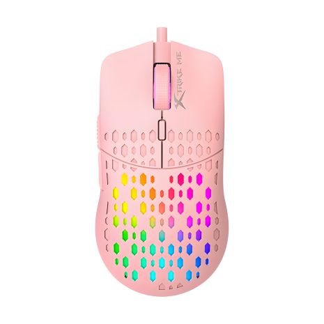 Мышь игровая XTRIKE ME GM-209P gaming mouse |1200-8000 6 Step DPI| pink