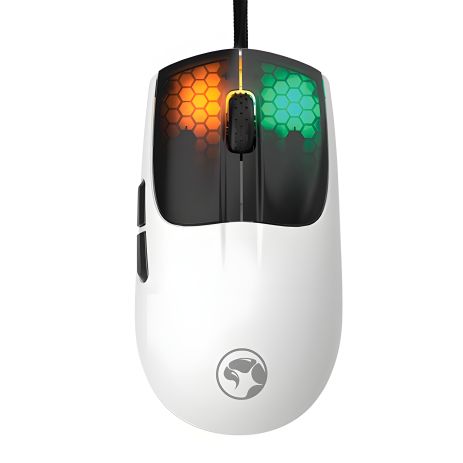 Дротова ігрова миша MARVO Wired Programmable Gaming Mouse M727, 1200-12400dpi, USB, 1.5m, white Дротова ігрова миша MARVO Wired Programmable Gaming Mouse M727, 1200-12400dpi, USB, 1.5m, white