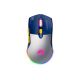 Ігрова миша MARVO Wireless/Wired Mouse M803W WB, 2.4G, Type-C, 800-4800dpi, white-blue