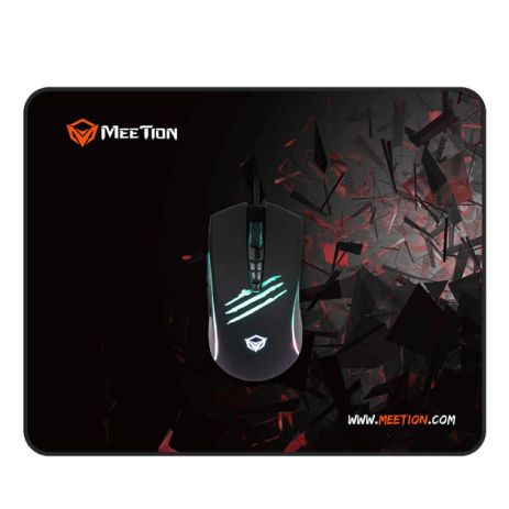 Набір MEETION MT-CO11, Gaming Combo 2in1, Mouse, MousePad, black