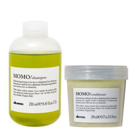 Набір Davines MOMO DUO зволожуючий шампунь та кондиціонер для сухого волосся, 2х250 мл Набір Davines MOMO DUO зволожуючий шампунь та кондиціонер для сухого волосся, 2х250 мл