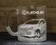 Чашка для чая и кофе с фото гравировкой автомобиля Lexus RX