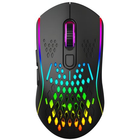 Миша ігрова XTRIKE ME GW-611 gaming mouse RGB, 800-8000 6 step DPI, 2.4G, Type-C, black Миша ігрова XTRIKE ME GW-611 gaming mouse RGB, 800-8000 6 step DPI, 2.4G, Type-C, black