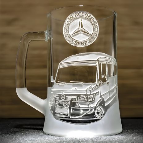 Келих для Пива з Гравіюванням фото Mercedes TN