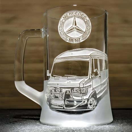 Келих для Пива з Гравіюванням фото Mercedes TN