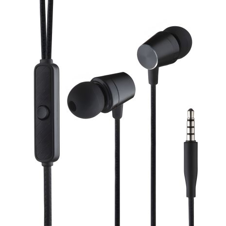 Вакуумні навушники дротові USAMS EP-42 US-SJ475 3.5mm In-ear Earphone 1.2m black