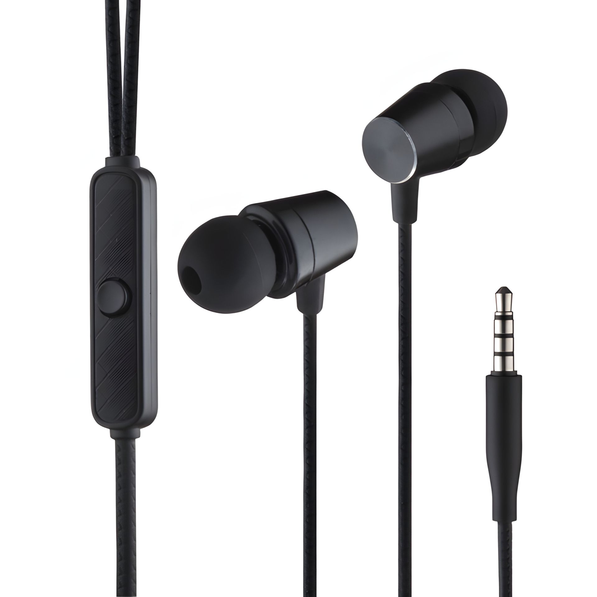 Вакуумні навушники дротові USAMS EP-42 US-SJ475 3.5mm In-ear Earphone 1.2m black Вакуумні навушники дротові USAMS EP-42 US-SJ475 3.5mm In-ear Earphone 1.2m black