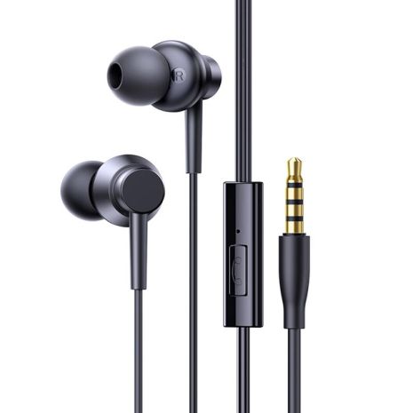 Дротові вакуумні навушники Baseus Encok HZ11 Wired Earphones, 3.5mm, 1.2m, (A00164200213-Z1) black