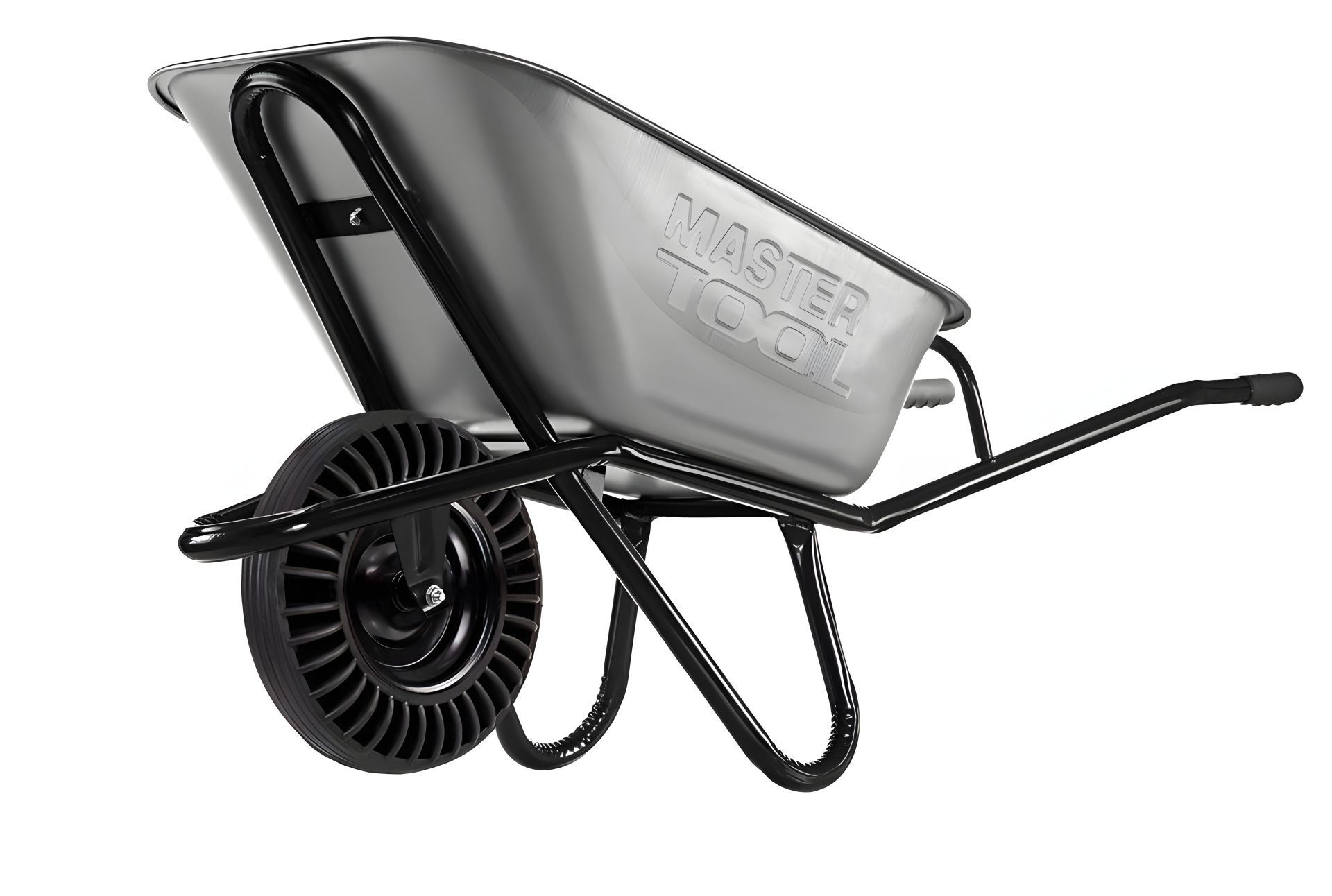 Тачка садово-строительная D-3 одноколесная 100 л/200 кг колесо цельнолитое резиновое ТSR408-MB Ø 40 см подшипник MASTERTOOL 79-9848 Тачка садово-строительная D-3 одноколесная 100 л/200 кг колесо цельнолитое резиновое ТSR408-MB Ø 40 см подшипник MASTERTOOL 79-9848