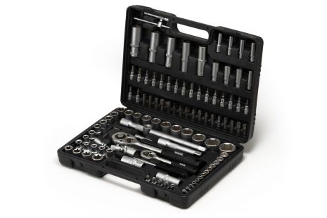 Набір інструментів ¼"&½" 108 шт 4-14 мм 10-32 мм у кейсі MASTERTOOL 78-7108