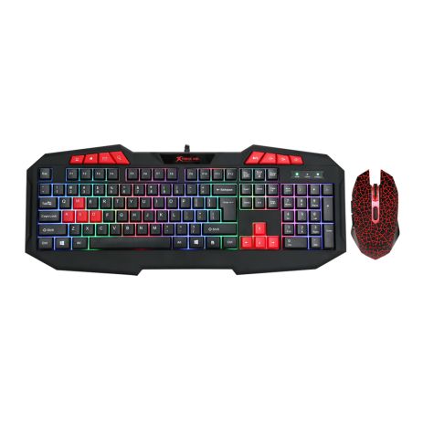 Набор XTRIKE ME MK-503 Gaming Combo 2-in1 (Keyboard UA/RU/ENG раскладка/Mouse) black