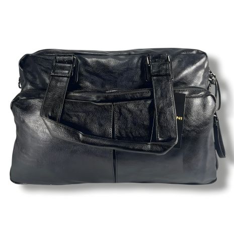 Вмістка та зручна дорожня сумка, ручна поклажа, 33 л, чорна