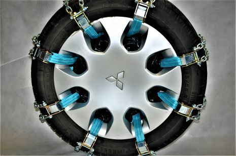 Цепи на колеса, 8 шт. в кейсе