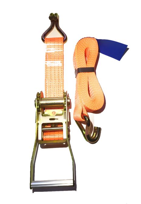 Стяжной ремень, крюк-крюк, трещотка , лента 48мм 3т 5м