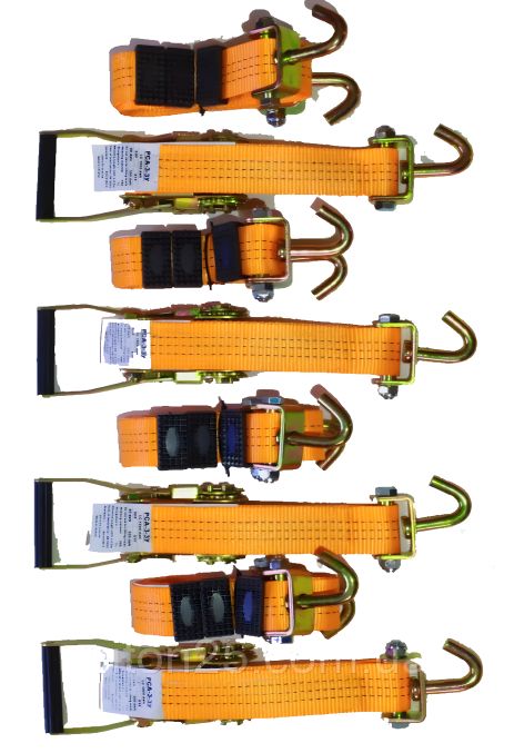 Автовозний ремінь РСА-3-3У, з поворотними крюками, 4шт