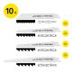 Набор пильных полотен для пилы сабельной Trotec 10 pieces Wood/Metal/Plastic Set (6215001205)