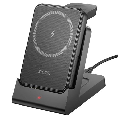 HOCO J149 5000mAh Victory 3-in-1 Magnetic Power Bank |1Type-C, PD/QC, 20W/3A| black