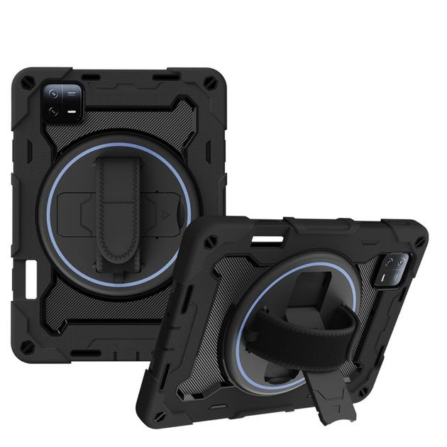 Чехол Rugged 3 Layers броньований протиударний з захистом для Xiaomi Pad 7/Pad 8 (11.2") Чорний Чехол Rugged 3 Layers броньований протиударний з захистом для Xiaomi Pad 7/Pad 8 (11.2") Чорний