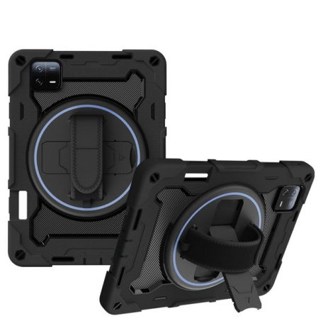 Чехол Rugged 3 Layers броньований протиударний з захистом для Xiaomi Pad 7/Pad 8 (11.2") Чорний Чехол Rugged 3 Layers броньований протиударний з захистом для Xiaomi Pad 7/Pad 8 (11.2") Чорний