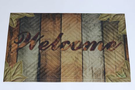 Коврик входной 45x75 см на резиновой основе с печатным рисунком, Artimat K-602-265