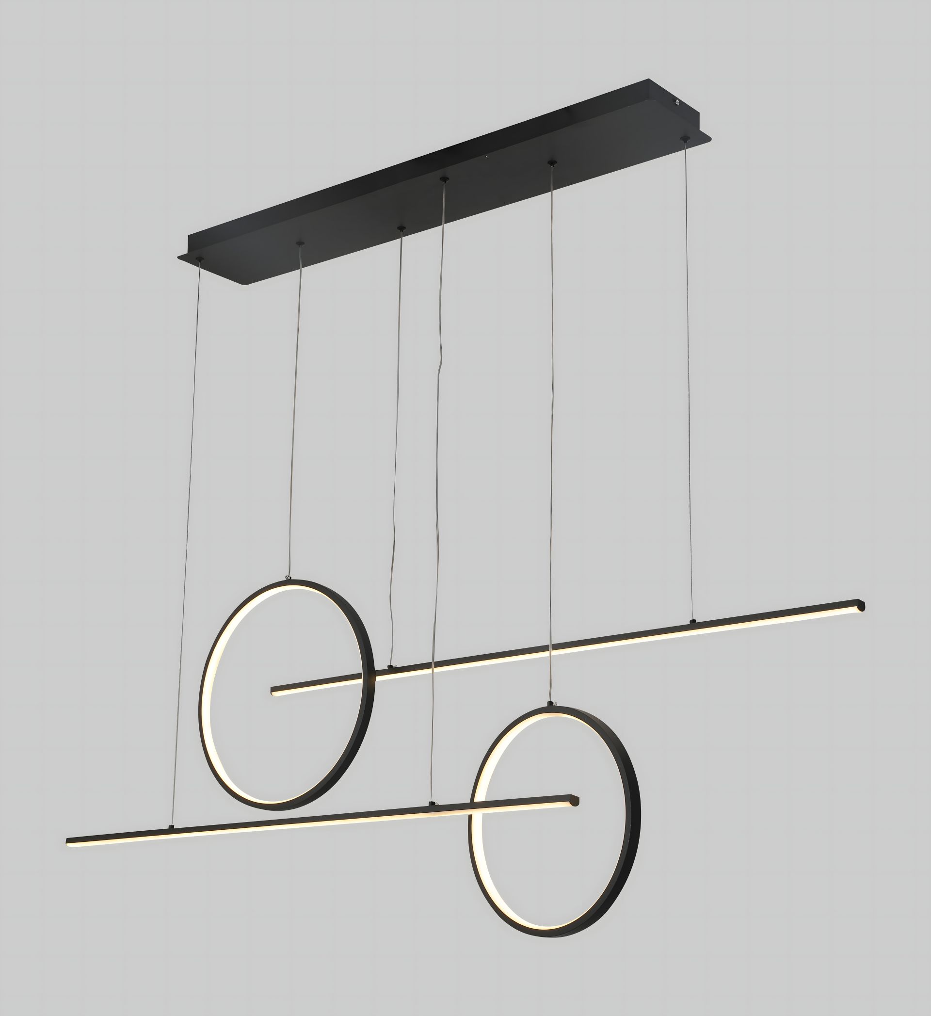 VALESO V Люстра підвісна світлодіодна LCD3093 BK VALESO V Люстра підвісна світлодіодна LCD3093 BK