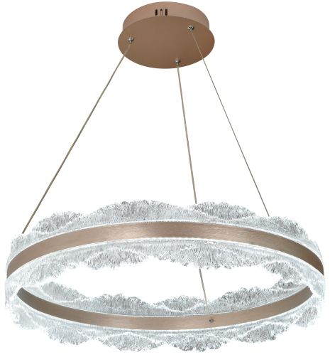 Люстра світлодіодна підвісна VALESO V QQD9412 Rose Gold