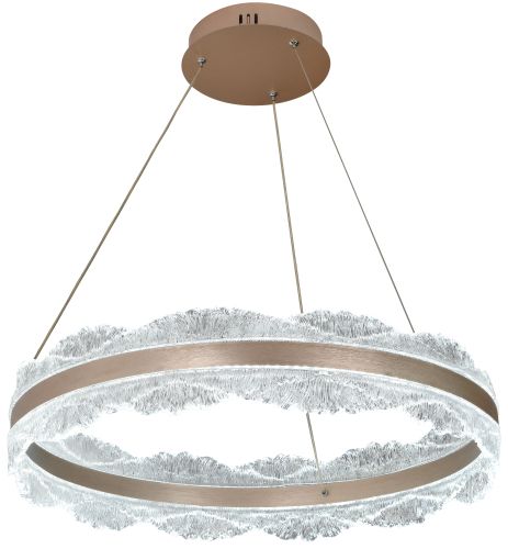 Люстра світлодіодна підвісна VALESO V QQD9412 Rose Gold