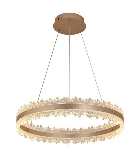 Люстра світлодіодна підвісна VALESO V QQD9401 Rose Gold