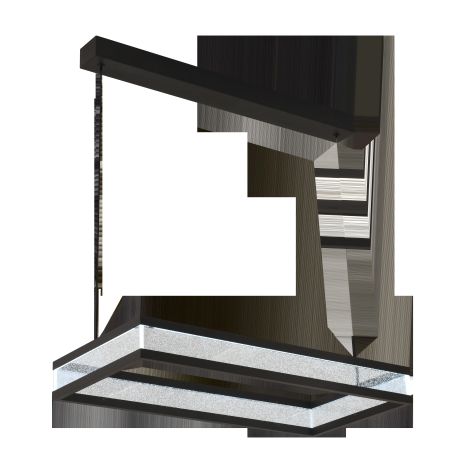 Подвесная светодиодная люстра Valeso V QQD3122 BK Подвесная светодиодная люстра Valeso V QQD3122 BK