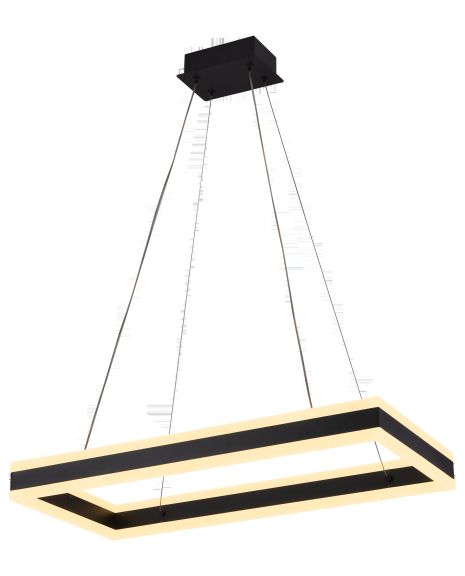 Світлодіодна люстра підвісна IS QQD3094 BK