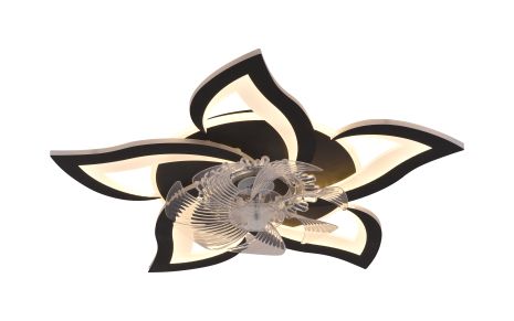 Светодиодная люстра с вентилятором Valeso V YZD5005-FAN BK