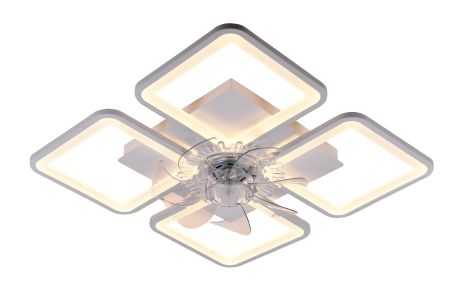 Люстра світлодіодна з вентилятором VALESO V YZD5007-Fan WT