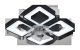 Стельовий світильник-вентилятор YZD5007-Fan (Чорний)