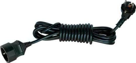 Расширение сети: L = 15 м, с 1 гнездом заземления, черный (сад) VIROK 09V415