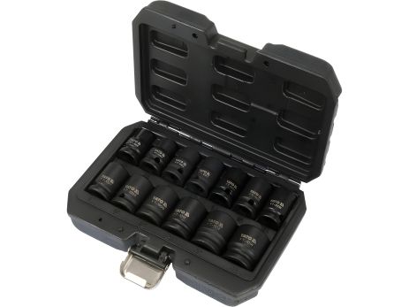 Набор головок 6 размеров с квадратом 1/2", M10-M24 мм, 13 шт, Yato YT-10251